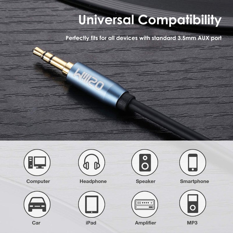 MillSO 3.5mm Headphone Extension Cable (16 ft) TRS 3.5mm Male to Female Stereo Audio Jack Extension Adapter Auxiliary AUX Cord for Headphones, Earbud, Speaker, Car or Home Stereo System - Image 5